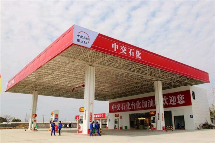 漯河加油站钢结构网架案例6